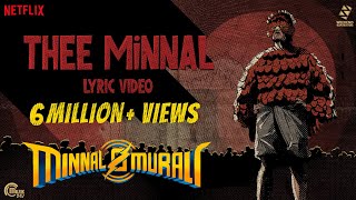 Thee Minnal Lyric Video  Minnal Murali  Tovino Thomas  Basil Joseph  Sushin Shyam  Sophia Paul [upl. by Wsan]