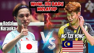 Funny 🤣 Ini Baru MELATOP🤯 Brilliant Defence Ng Tze Yong  Fantastic Match‼️vs Kodai Naraoka JPN [upl. by Adnohr]