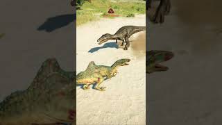 Baryonyx VS Concavenator in JWE2 jurassicpark jurassicworld dinosaurs dino jwe2 dinosaurios [upl. by Freddi250]