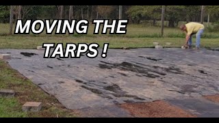 MOVING THE TARPS [upl. by Feetal]