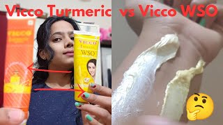 Vicco Turmeric Sandalwood Oil Cream VS Vicco Turmeric WSO CreamWhich one Is BEST 🤔skincare [upl. by Carol-Jean]