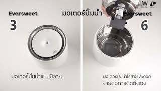 ความแตกต่างระหว่างน้ำพุแมว Petkit Eversweet 3 กับ Eversweet 6 [upl. by Kcam933]