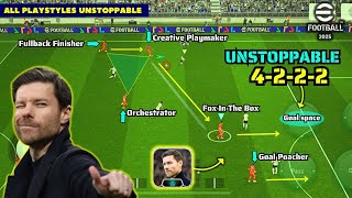 Unstoppable 4222 🥵🫴🔥 OP Quick Counter Best Formation For All Playstyle In eFootball 2025 🔥 [upl. by Hyacinthia]