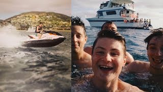 DER COOLSTE TAG YouTube Yacht Party  Jetski Action  Dner in Kalifornien 4 [upl. by Eisus]