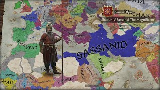 Crusader Kings 3 Sassanid Empire Timelapse Patch 111 Legacy of Persia Visual diary [upl. by Mahala600]