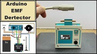 DIY Simple Arduino EMF electromagnetic field Detector [upl. by Lalo342]