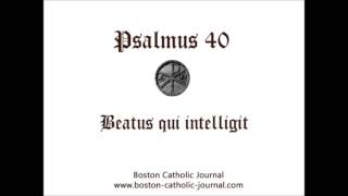 Psalm 40 in Latin [upl. by Enoch]