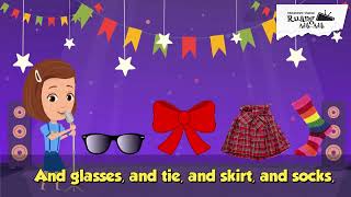 The Clothes Song  english for kids [upl. by Kalin]