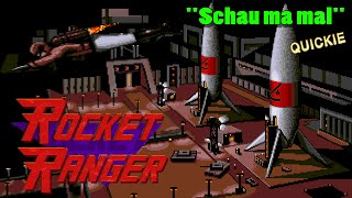 Rocket Ranger Amiga quotSchau ma malquot Quickie zensierte Version amp kein Playthrough [upl. by Pergrim311]