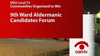 9th Ward Aldermanic Candidates Forum [upl. by Cosette]