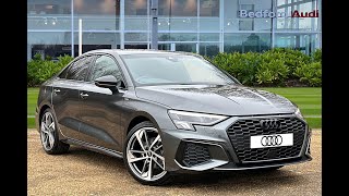 2024 Audi A3 Saloon Black Edition [upl. by Shantee]