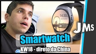 Review Smartwatch KingWear KW18 da GearBest China [upl. by Bruner]