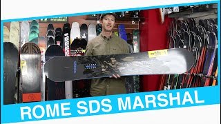 2018 Rome SDS Marshal Snowboard  Gear Reviews [upl. by Ecirehc]