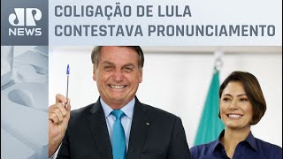 TSE rejeita recurso do PT para multar Jair e Michelle Bolsonaro por propaganda antecipada [upl. by Norehc399]