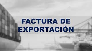 FACTURA DE EXPORTACION [upl. by Dynah]