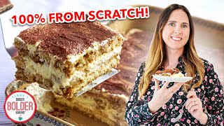 The Ultimate Tiramisu Recipe Made 100 From Scratch [upl. by Haerr]