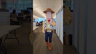 When woody show up to your job lol Halloween [upl. by Anotal929]