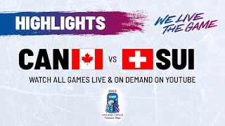 Highlights  Canada vs Switzerland  2023 IIHFWorlds [upl. by Tutto]