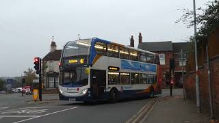 Stagecoach Midlands ADL Enviro400 at Wellingborough  19020 MX06XAV [upl. by Hcaz993]