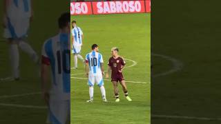 SE PICÓ EL PARTIDO 🇻🇪🇦🇷⚽️🔥 vinotinto venezuela argentina messi soteldo futbol [upl. by Pilar542]