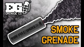 WP40 Black Smoke Grenade  Smoke Bomb  Smoke Effect [upl. by Esilanna322]