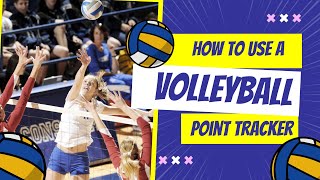 How to use Volleyball Point Tracker sheets in Volleyball [upl. by Alyworth]