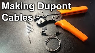 Making Dupont Cables [upl. by Hsital623]