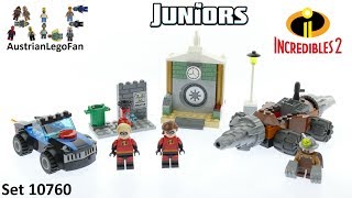 Lego Incredibles 2 Juniors 10760 Underminer´s Bank Heist  Lego Speed Build Review [upl. by Siclari]