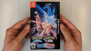 Pokémon Brilliant Diamond amp Pokémon Shining Pearl Double Pack Best Buy Switch CIB 2024 ASMR [upl. by Breed]