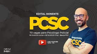 Concurso da PCSC  Psicólogo Policial [upl. by Dido748]