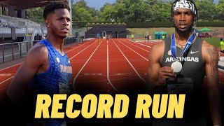 Jevaughn Powell Smashes Personal Record While Romaine Beckford Strikes Gold NCAA Championship 2024 [upl. by Namyac]