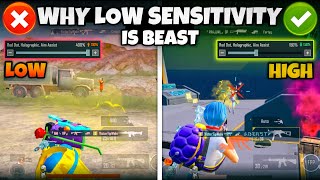 THIS IS WHY I SHIFTED TO LOW SENSITIVITY FROM HIGH SENSITIVITY IN BGMI🔥BGMI TipsTricks Mew2 [upl. by Sup]