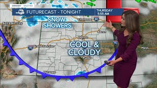 Scattered showers cooler temps across Colorado Thursday [upl. by Bauer702]