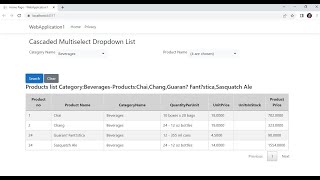 Cascaded Dropdown multiselect list with filters using PartialViews Aspnetcore Cascaded multiselect [upl. by Mazonson]