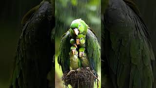 Bird Brains and Brave Hearts Parrot Parents Story Parrot love care rain jungkook [upl. by Ajup318]