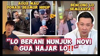 FARHAT BNC1‼️ BENTAK NOVI DENSU NAIK DARAH INGIN BALAS⁉️ AGUS MINTA DIBIAYAI DONASI SEUMUR HIDUP [upl. by Ttehc]