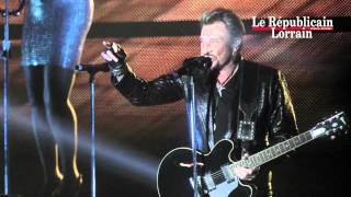 Johnny Hallyday allume le feu à Nancy [upl. by Eisdnil]