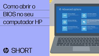 Como abrir o BIOS no seu computador HP  HP Support [upl. by Salbu851]