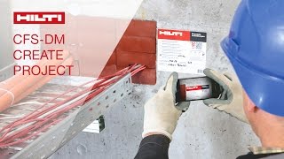 HOW TO create a project in Hilti firestop documentation software CFSDM [upl. by Zetneuq]