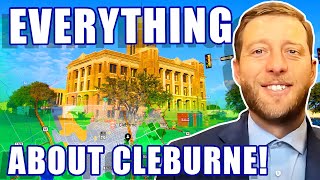 UNVEILING CLEBURNE TEXAS The Ultimate Cleburne Map Tour Experience  Granbury Texas Realtor [upl. by Esadnac]