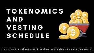 How to Read Tokenomics and Vesting Schedule  An Introduction [upl. by Arin694]