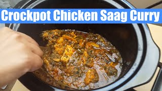 Crockpot Multicooker Chicken Saag Curry [upl. by Asaph]