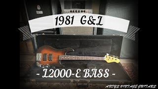 1981 GampL L2000E BASS  Andys Vintage Guitars [upl. by Cherry513]