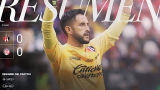 Resumen de partido  Atlas FC 0  0 Toluca FC  Jornada 6 AP23 [upl. by Enitsed]