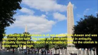 Obelisk of Theodosius and the walled Obelisk Sultanahmet Istanbul Turkey [upl. by Aicilyhp]