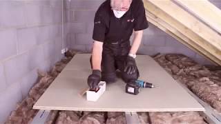 How to add an attic floor above attic insulation [upl. by Maretz]