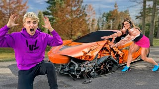 WORLDS STRONGEST MOM vs STOLEN McLAREN [upl. by Berny]