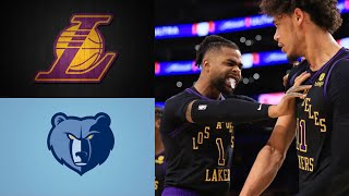 Lakers vs Grizzlies  Lakers GameTimeTV  Lakers Team Highlights  In Season Tournament [upl. by Zoellick44]