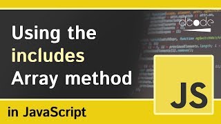 Array includes method in Javascript Arrayprototypeincludes [upl. by Oiramat]