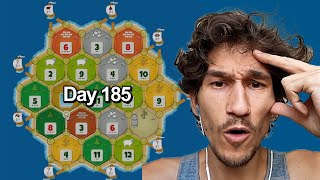 Last 2 games of the season  Day 185  Full Catan Ranked Game 1v1 [upl. by Lolanthe]